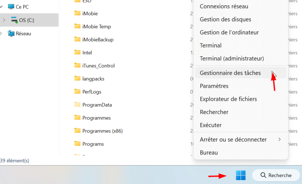13 solutions pour réparer un menu démarrer Windows 11 qui ne s'affiche pas 3 ouvrir le gestionnaire de tâches windows
