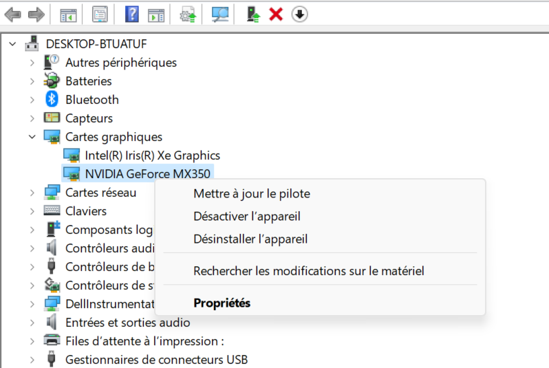 13 solutions pour réparer un menu démarrer Windows 11 qui ne s'affiche pas 8 mettre à jour pilote carte graphique windows 11