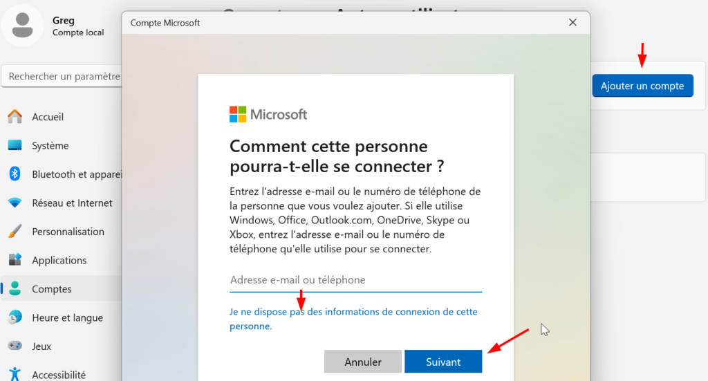 13 solutions pour réparer un menu démarrer Windows 11 qui ne s'affiche pas 21 Ajouter un compte administrateur local windows 11