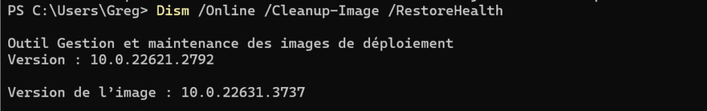 13 solutions pour réparer un menu démarrer Windows 11 qui ne s'affiche pas 24 réparation de l'image système via DISM